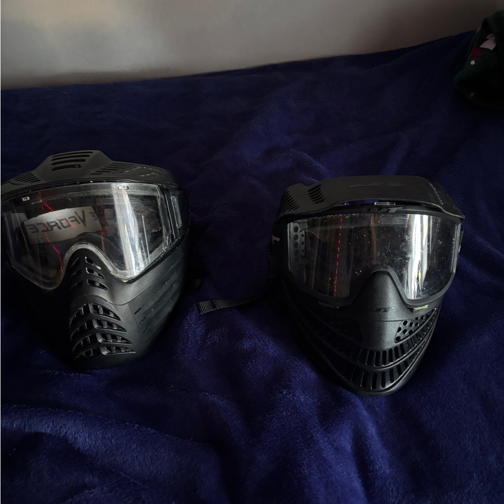 Black V-Force Paintball Masks